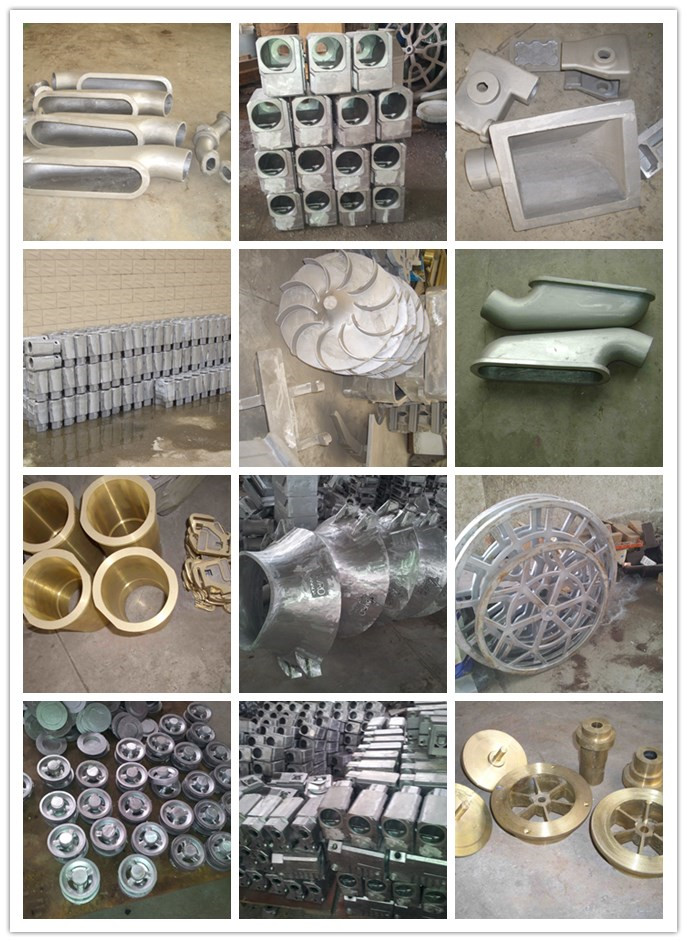 Aluminum and copper casting process