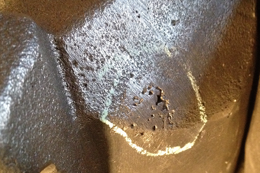 gas porosity defect in metal casting