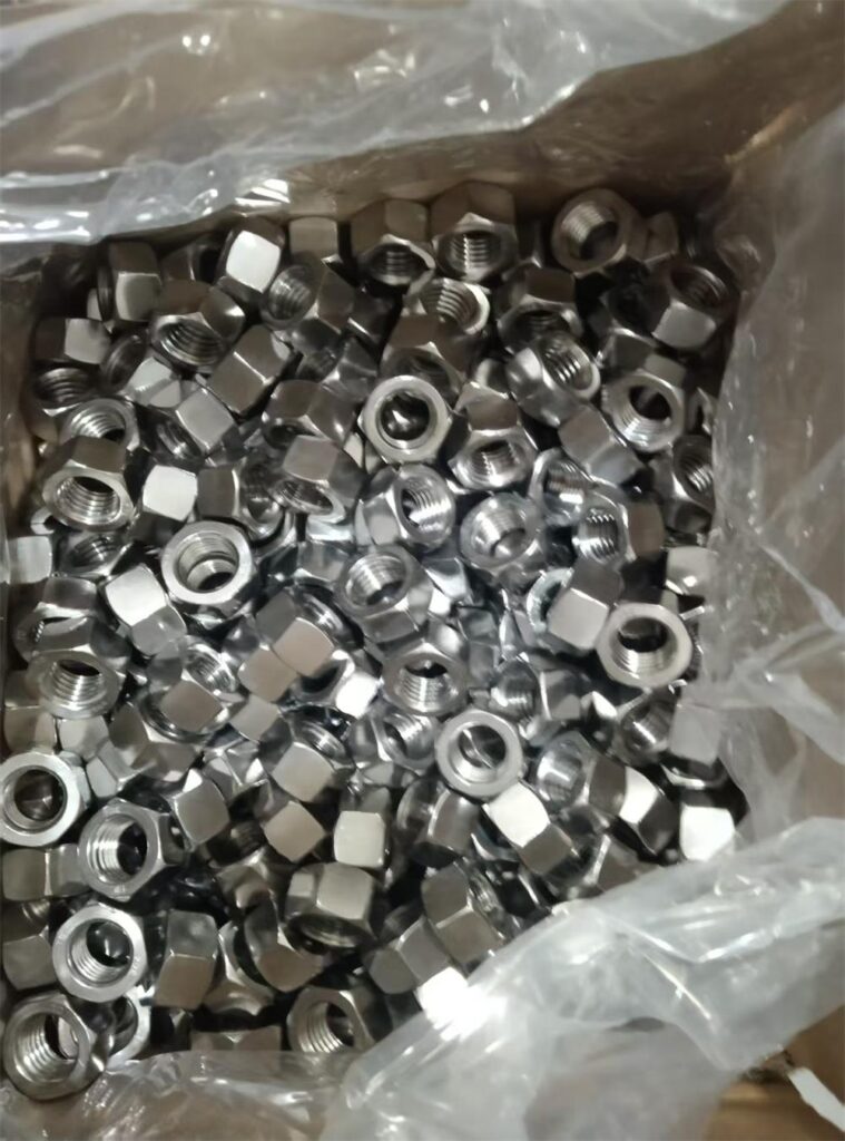3/4 inch stainless steel hex nuts for custom shoulder bolt assembly