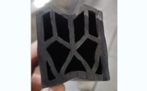 EPDM compression seal cross section for bridge and metro infrastructure