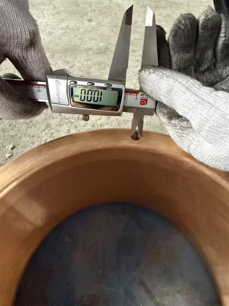 heavy duty bronze bearing casting inspection