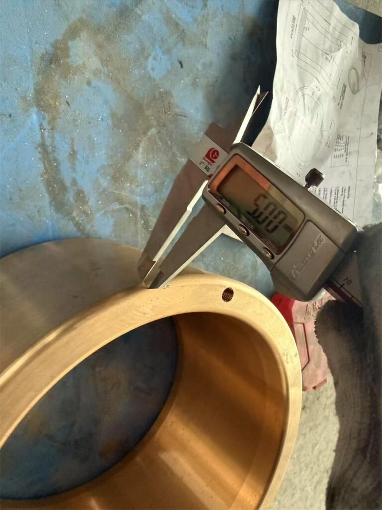 centrifugal casting bronze bushing machining quality
