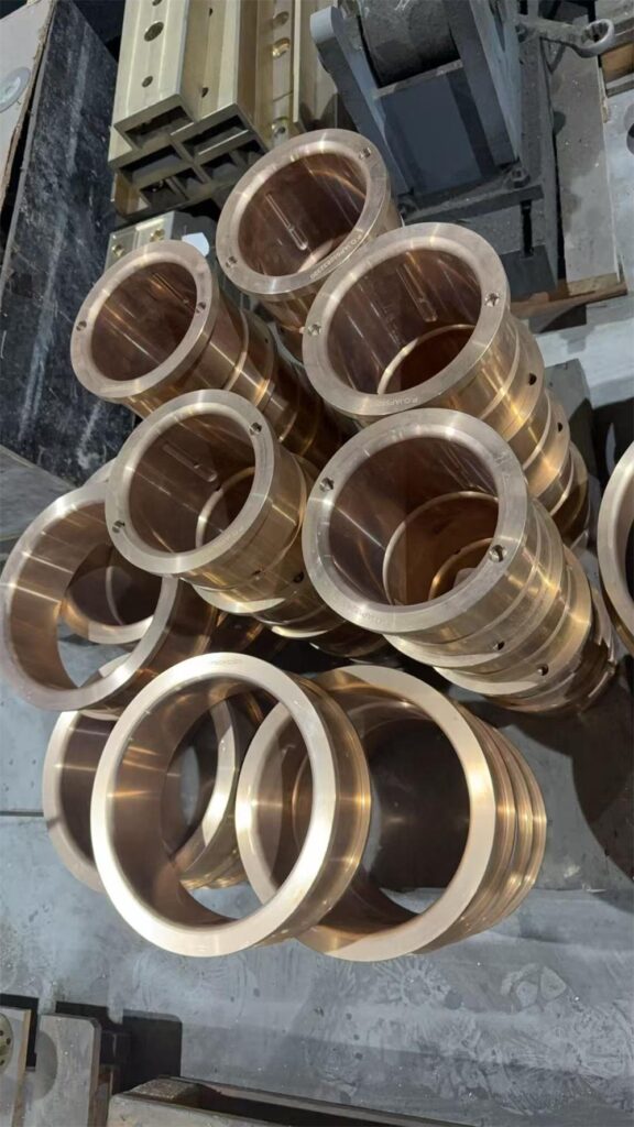 custom C93700 bronze bushing manufactured by centrifugal casting process