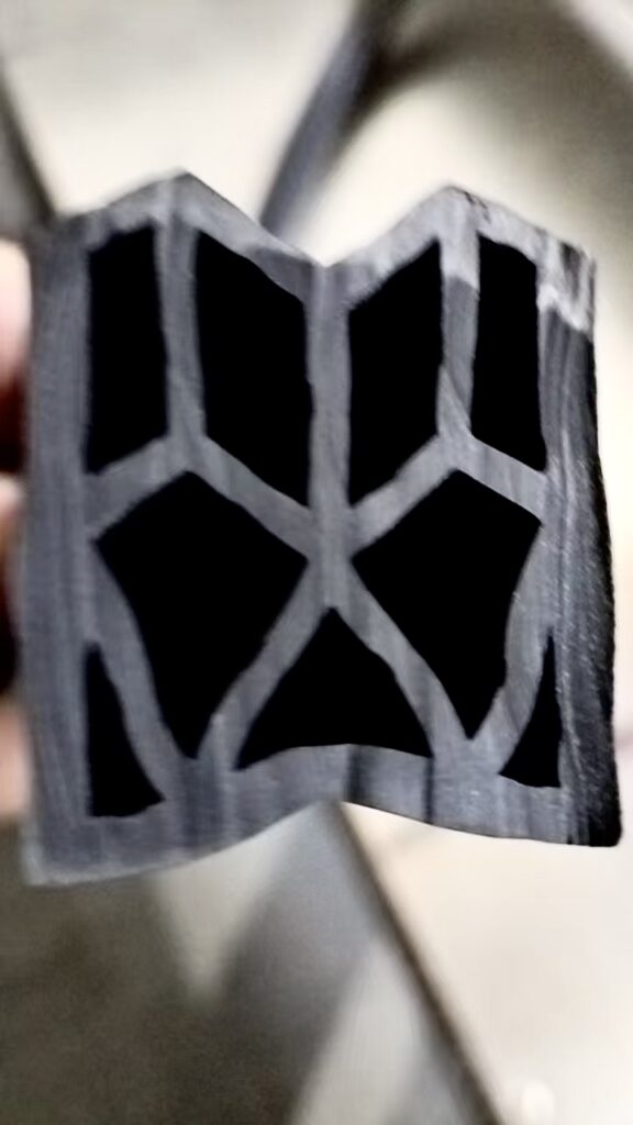 Custom EPDM rubber extrusion seal cross section for bridge and metro project