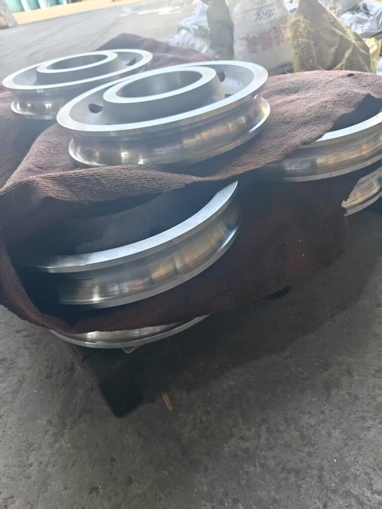 Stacked grooved sheaves heavy duty alloy steel casting for industrial use