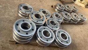 Grooved sheaves for Panama Canal ACP project made by alloy steel casting