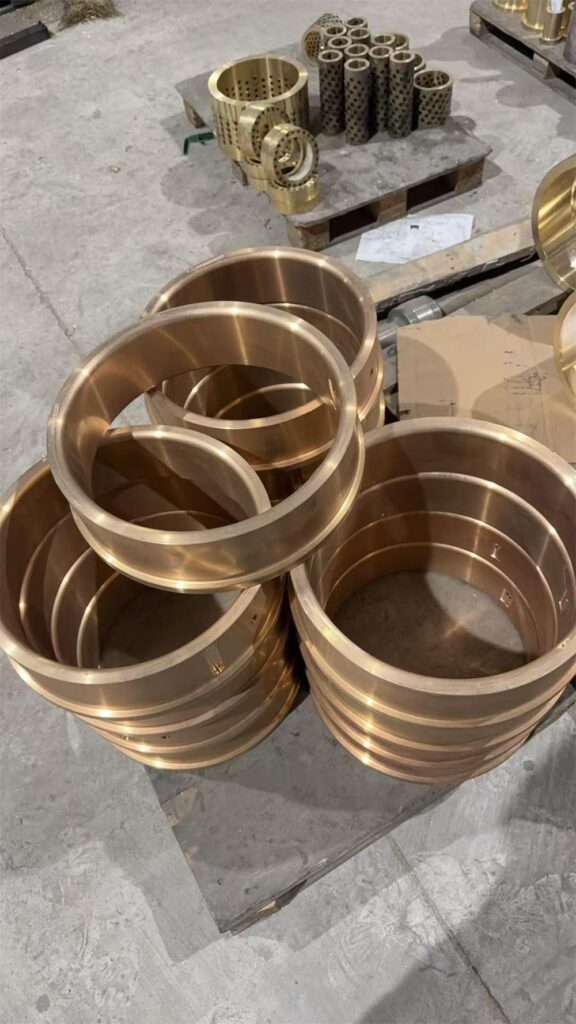 stacked C93700 centrifugal cast bronze bushings for marine application