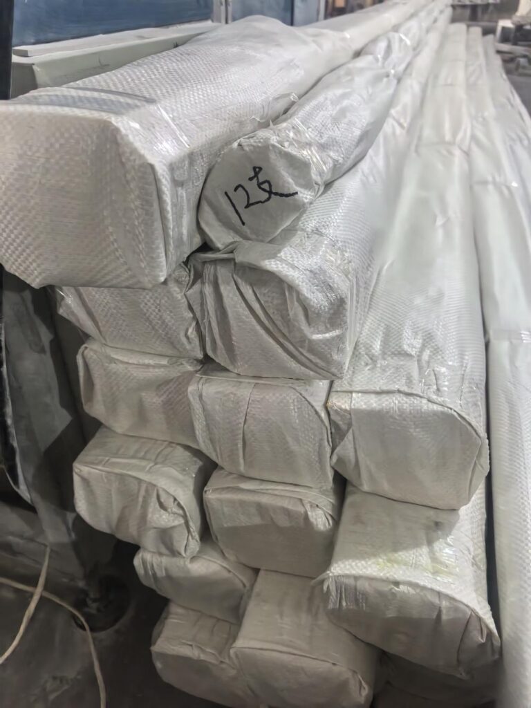 export packing for rigid pvc profiles