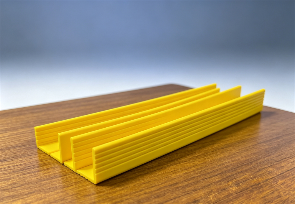 Rigid PVC profile samples produced for an Israel transportation equipment project