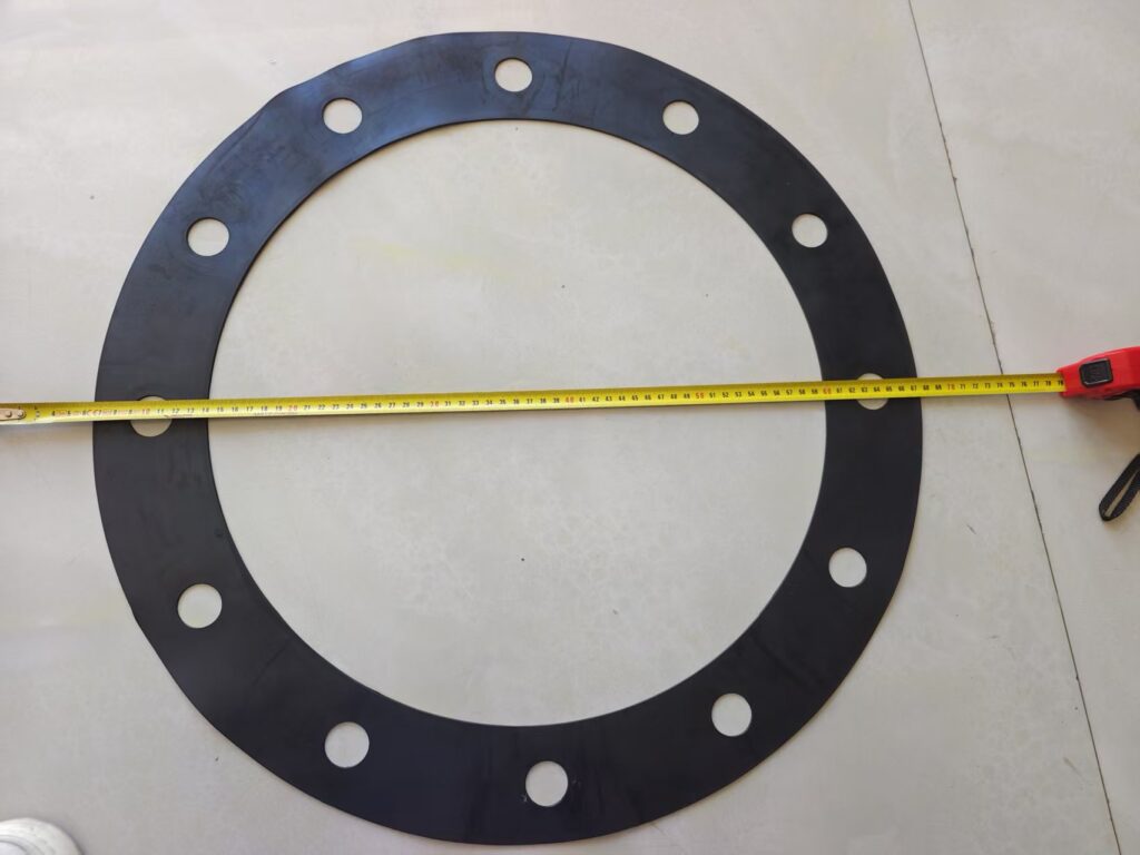 Pitch circle diameter inspection of Neoprene stuffing box gasket