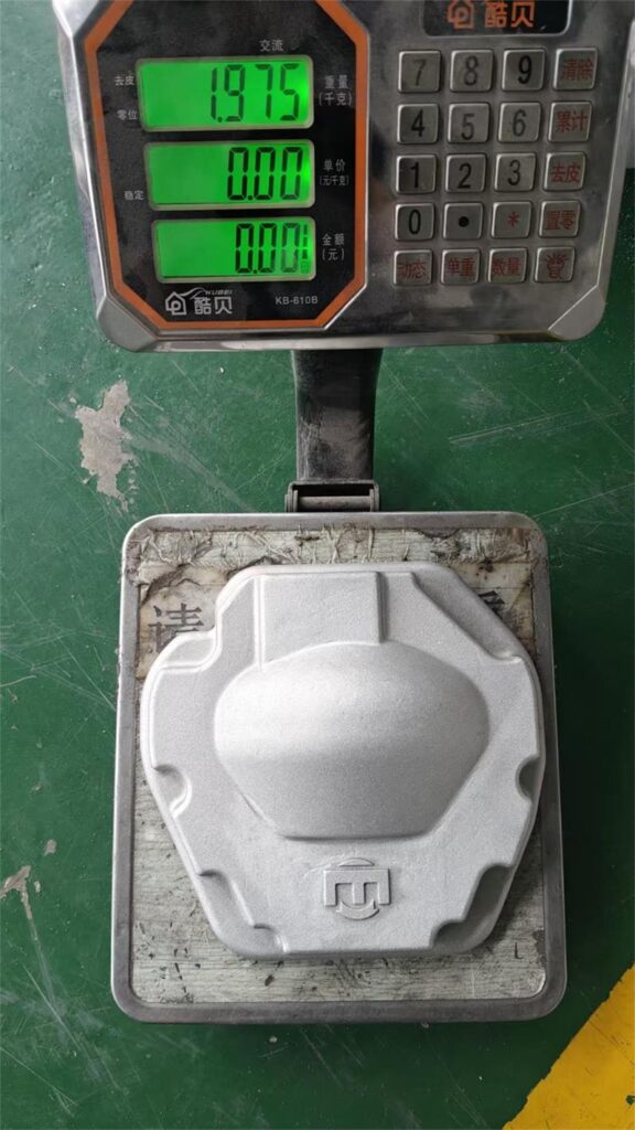 A356-T6 aluminum differential hat weight check before shipment