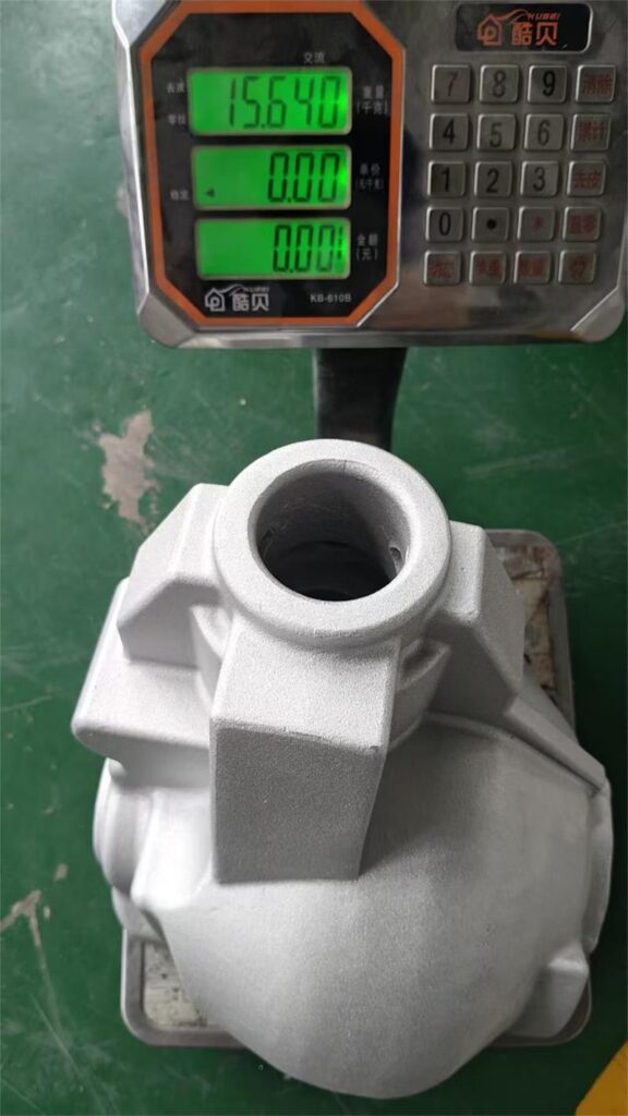 A356-T6 aluminum differential housing weight check during production