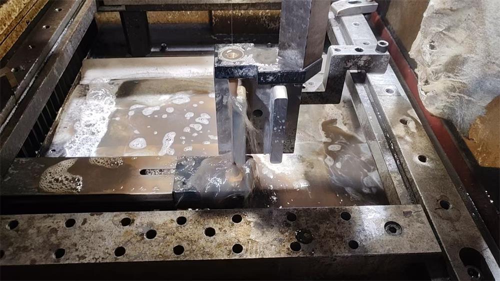 Injection mold detail for ABS plastic nozzle project