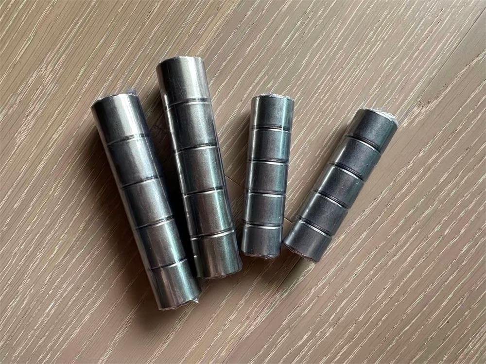 Finished zinc-nickel coated needle bearings with 440C stainless steel rollers