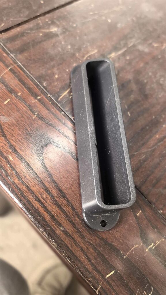 Finished custom ABS plastic nozzle sample for Israeli customer