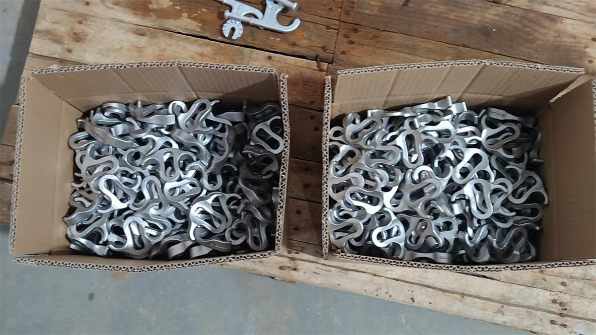 Stainless steel finger grips packed in cartons for shipment to Australia