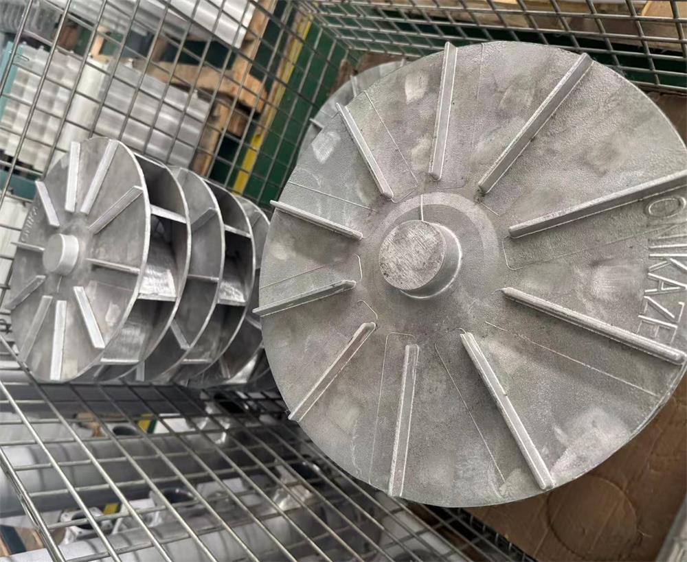 Custom aluminum cast impellers and fan components