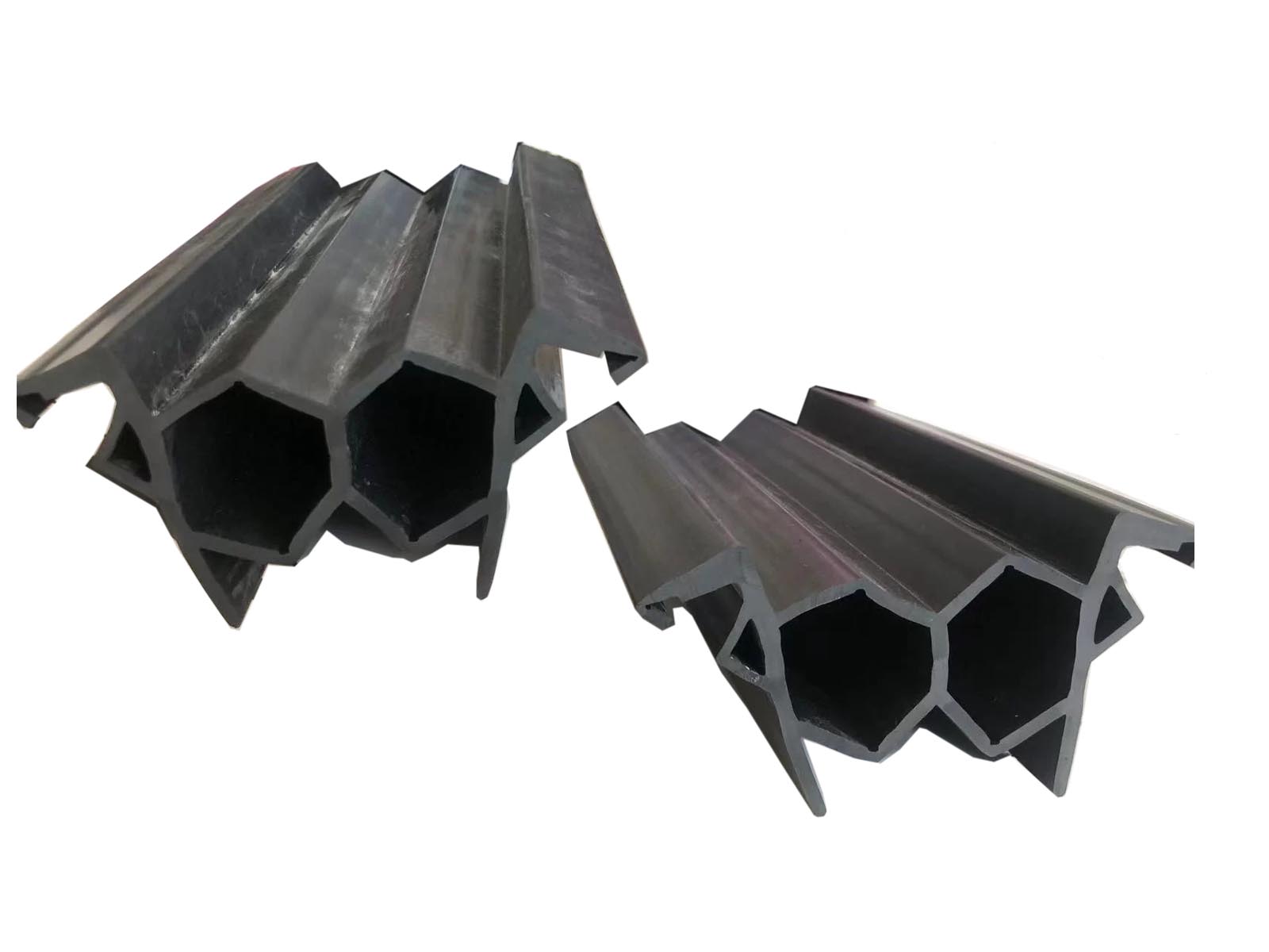 Custom hollow multi-lip EPDM extrusion profiles