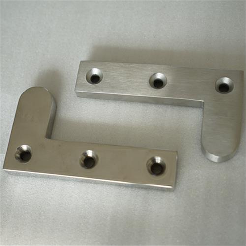 Stainless steel investment cast architectural hardware with brushed and mirror-polished finishes