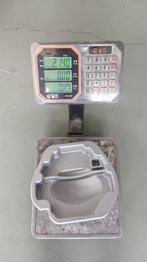 Weight inspection of A356-T6 DANA 44 differential hat casting