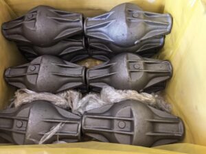 K1035 steel rear differential housings protected in export packing before shipment to Australia