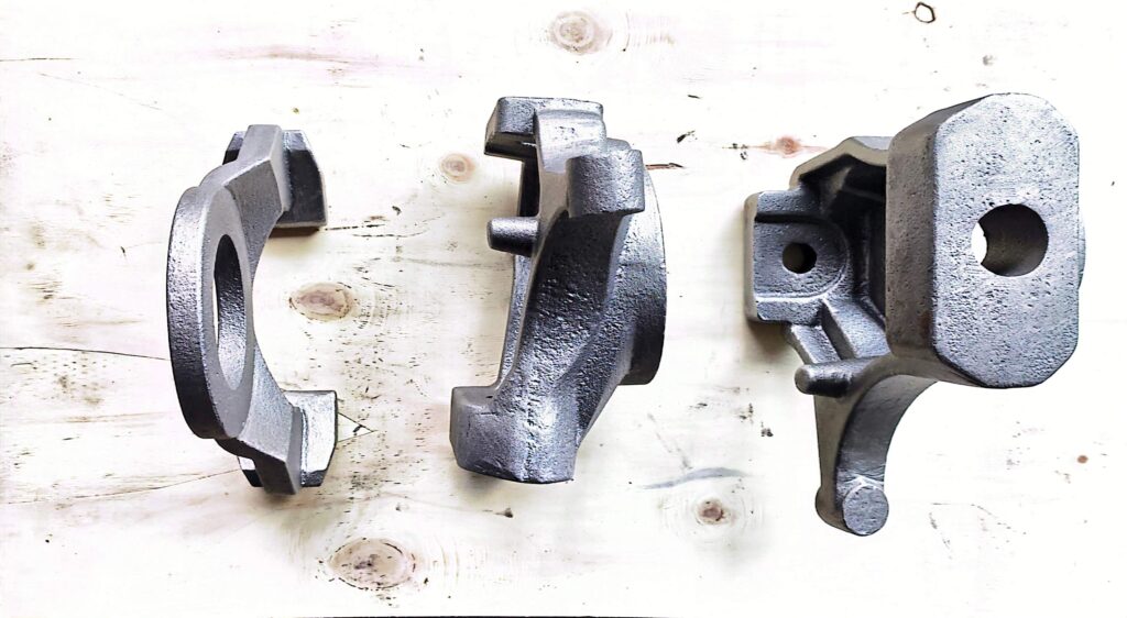 SG500-7 ductile iron automotive casting components manufactured as a coordinated product range